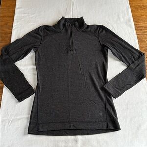 Smartwool Merino 250 Base Layer 1/4 Zip Charcoal M